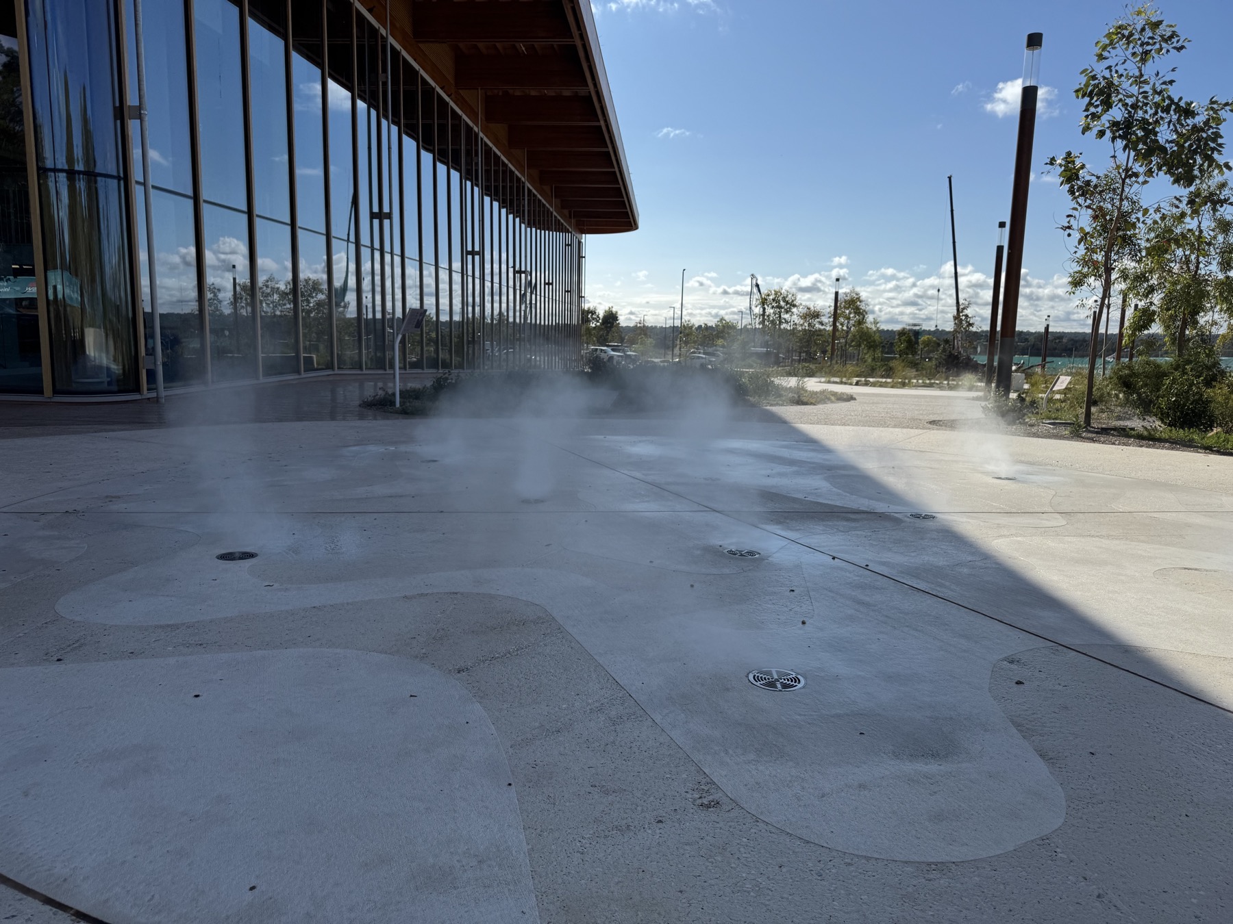AMRF Bradfield City misting installation