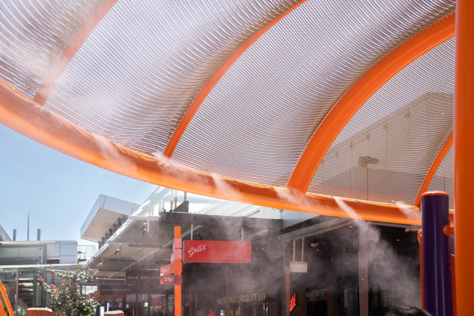 Blacktown Westpoint Playground cooling system
