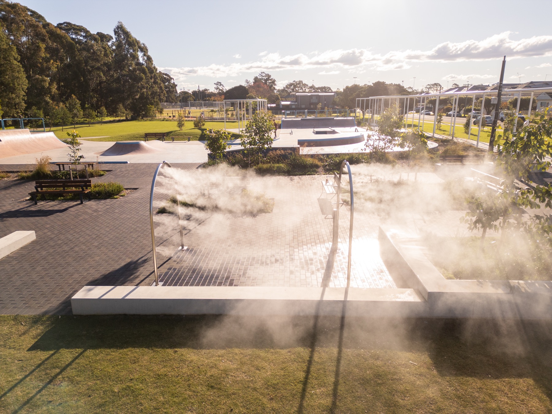 Canley Vale Park misting system