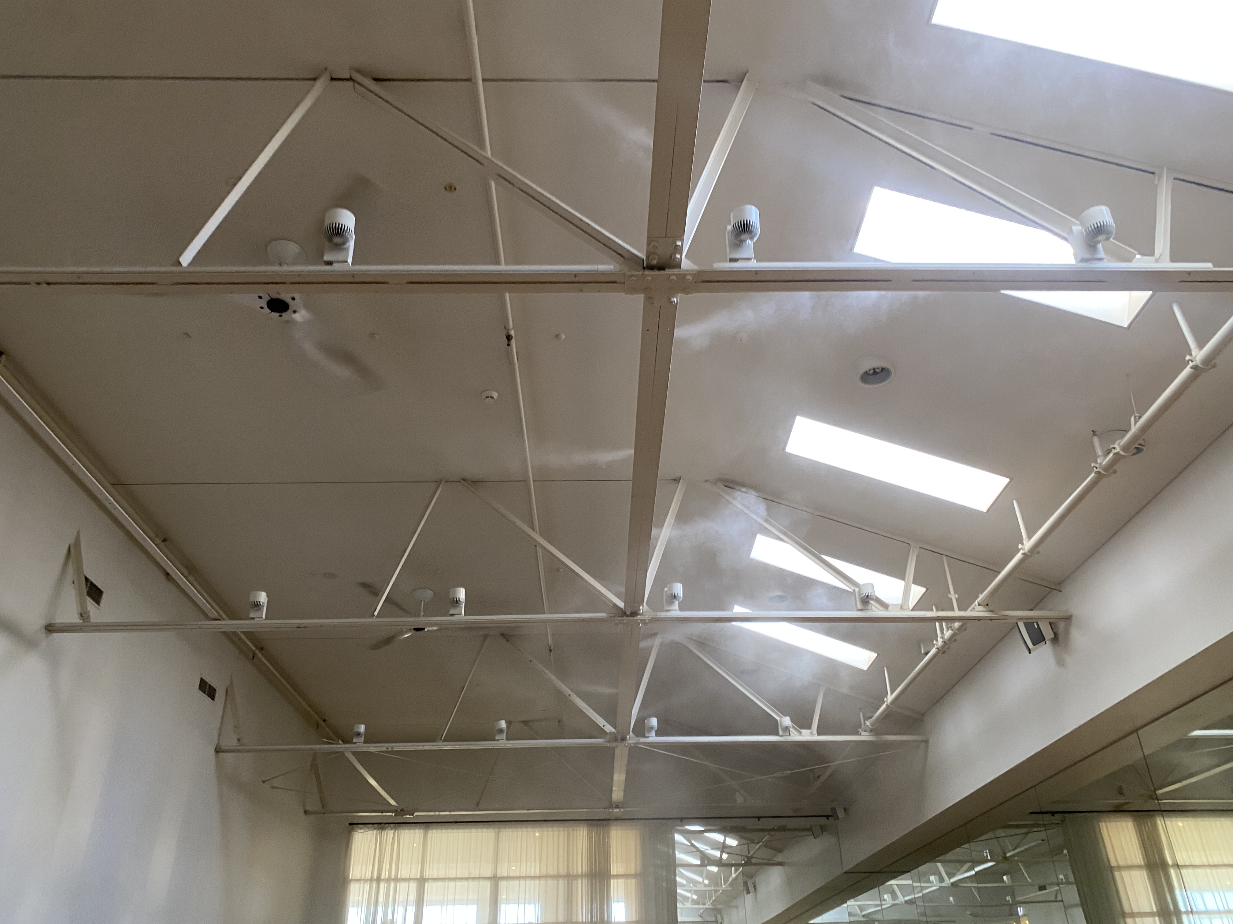 Bikram yoga studio humidification system installation