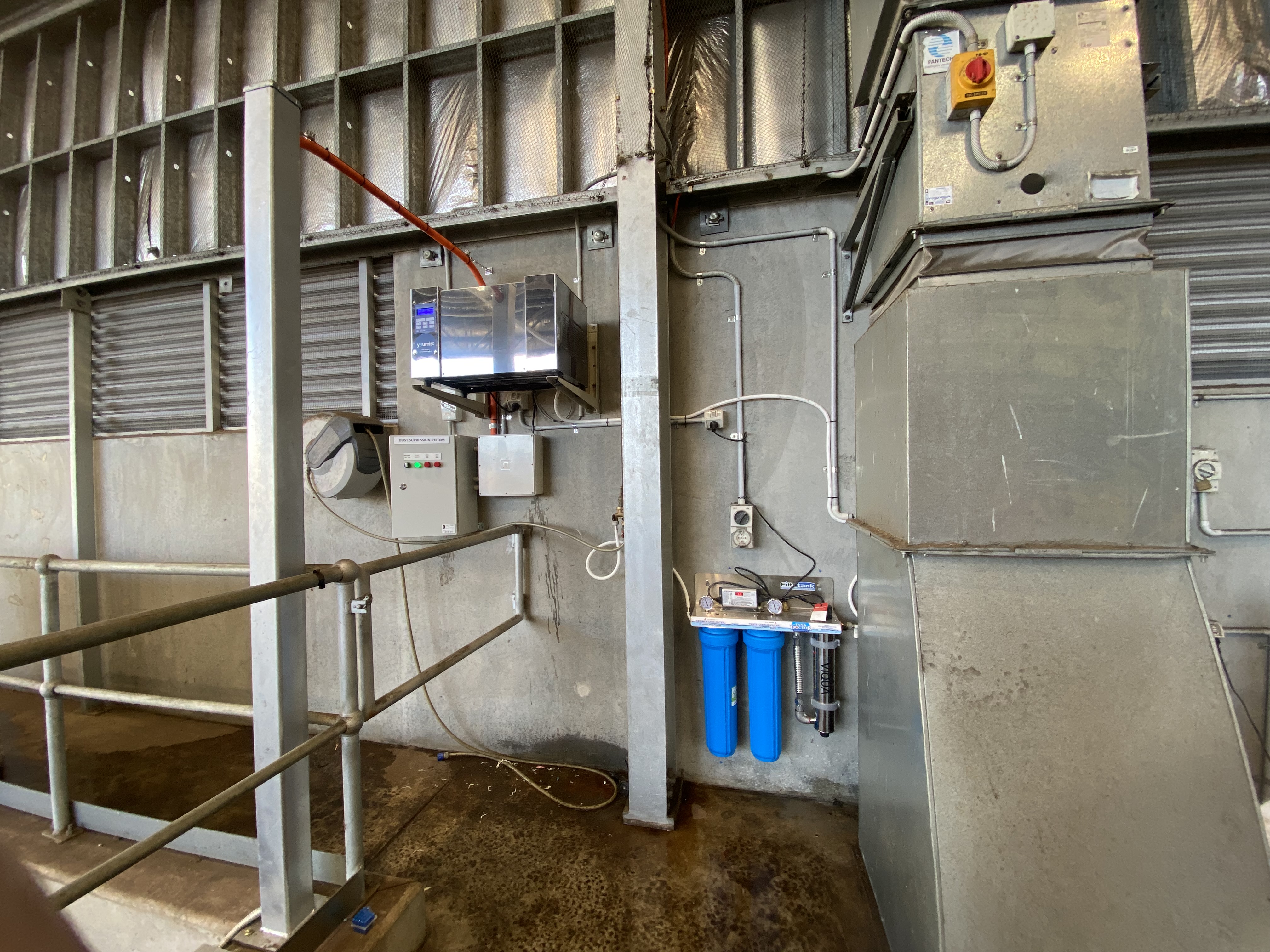 Commercial misting pump and distribution