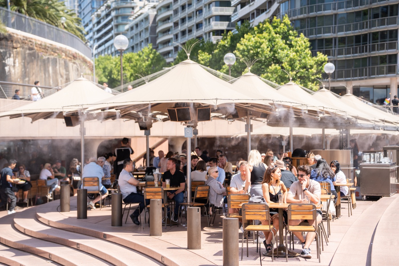 Opera Bar Sydney Harbour cooling system