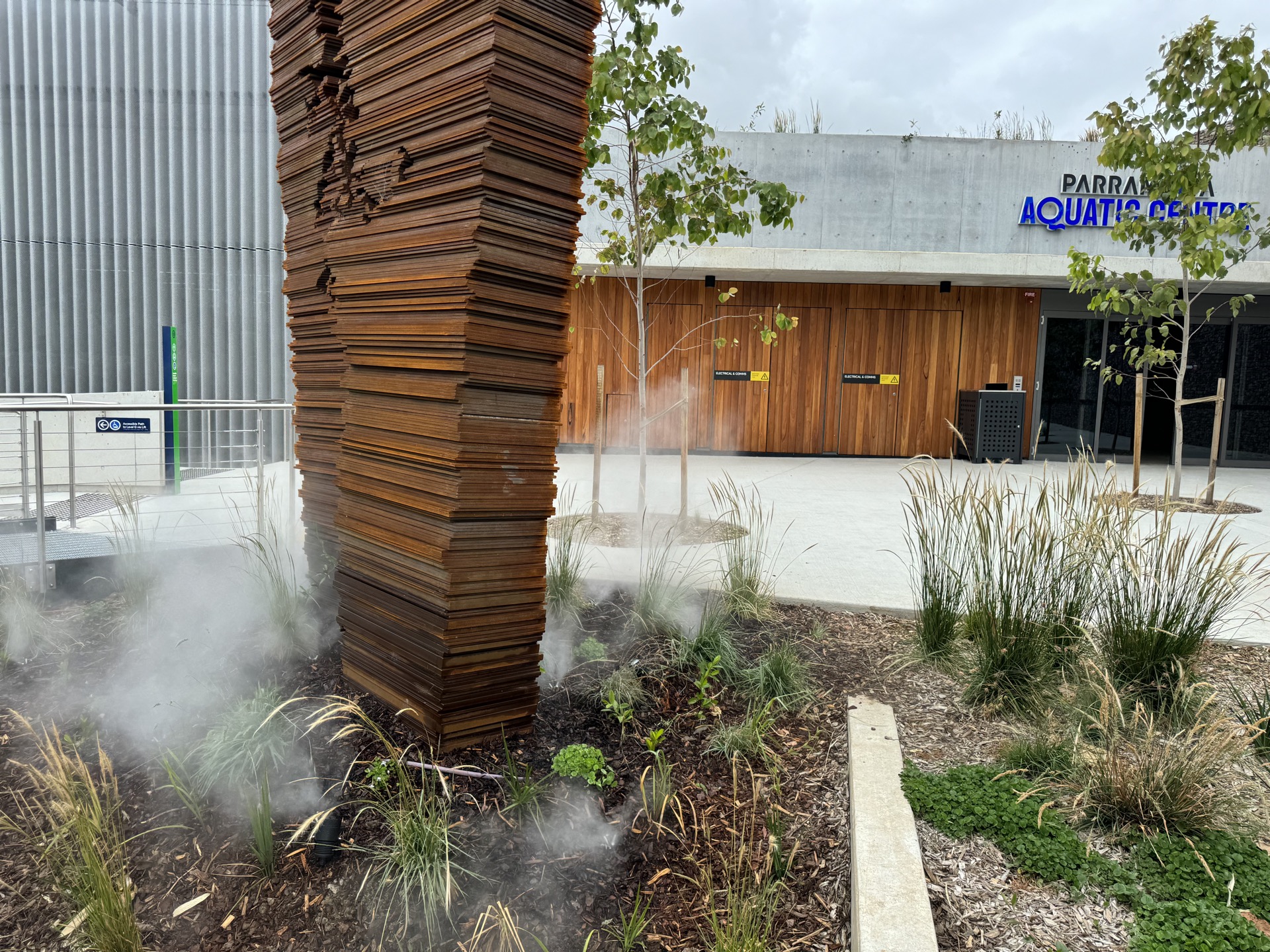 Kurri Kurri Town Centre LED misting